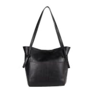 Madewell Leather "Knotted" Tote - Black